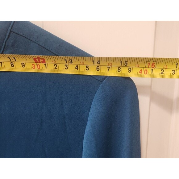 Sheer Green Tunic Top Blouse Long Sleeve Loose Fit l Womens Size Small - Picture 7 of 8